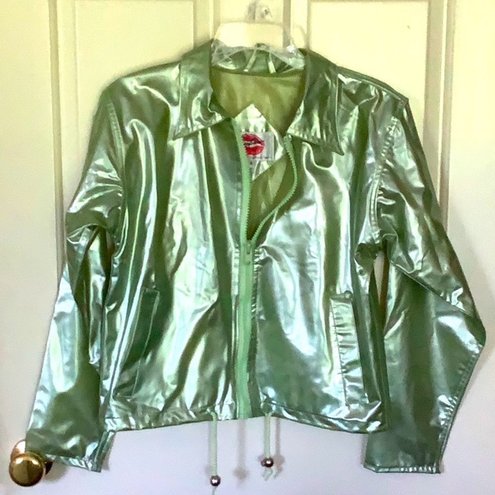 Vintage Kenn Sporn Whippet Shiny Vinyl Jacket
